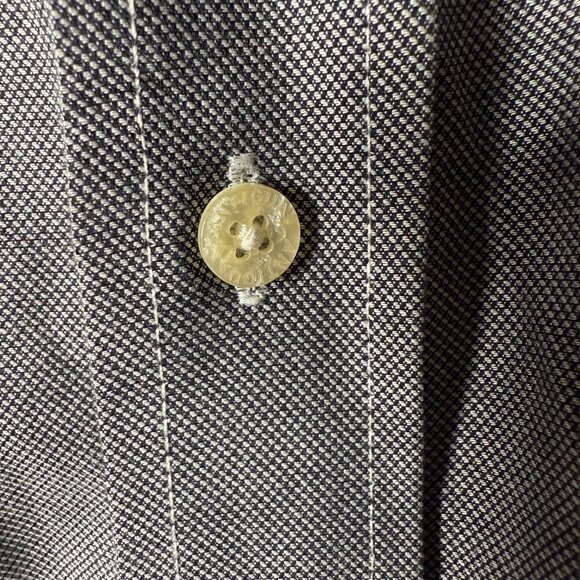 ANTIGUA Nebraska Huskers Men's Black Button-up Long Sleeve Shirt Size Large - Picture 5 of 7